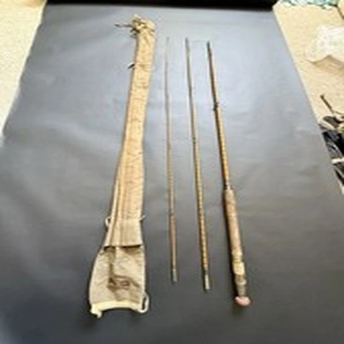 Job Lot Of 5 Vintage Fishing Rods, Including A Hardy ‘The Perfection’