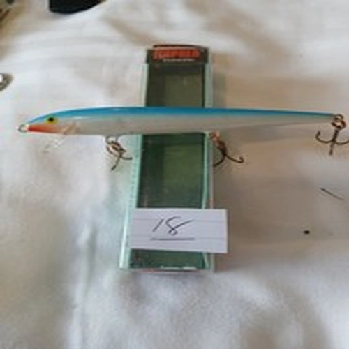 Original Rapala Floating Lure 13cm In Blue.  Good Condition.