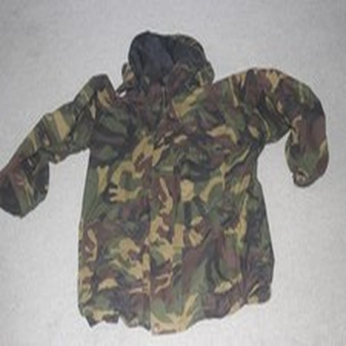 Drenchwear Camouflage Fishing Jacket with detachable hood - Large