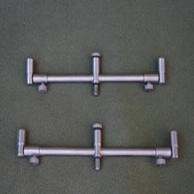 Carp Coarse Fishing Pair of Buzz Bars Rod Rest Stainless Steel 