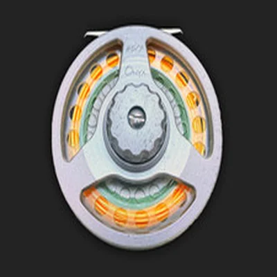 Snowbee Onyx #5/7 Light weight Large Arbor Casette fly reel + 3 spare spools