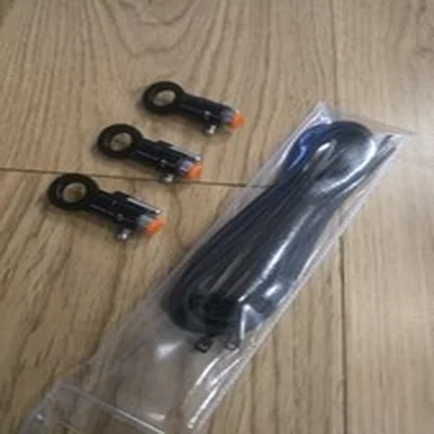 3 x JAG Products Prolite Black buzz bar Rod Lockers & new Cords carptackle setup