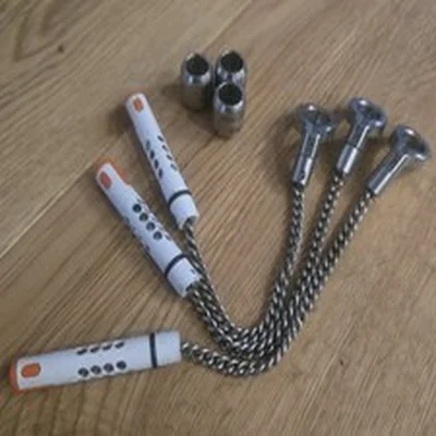 3 x JAG Products Mk2 White Safeliner Indicators + JAG Stainless Hockey sticks