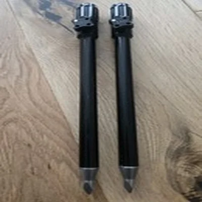 2 x 9” JAG Prolite Black Extendable Thumbscrew Banksticks Carp Fishing Setup