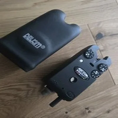 Delkim Txi Plus White bite alarm with hard case  carp tackle setup