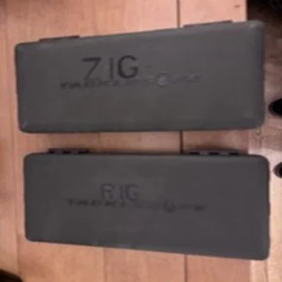 2x Korda Tacklesafe Rig Box - Carp Fishing Tackle Safe Storage Case