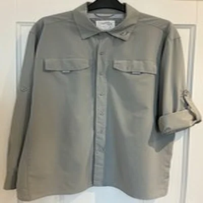 ‘REEL LIFE’ USA BRAND - MEN'S ‘SALTWATER SERIES’ FISHING SHIRT LARGE