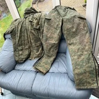 ESP 'CAMO JACKET & TROUSERS' - Jacket (XL) & Trousers (L) - Minor work required