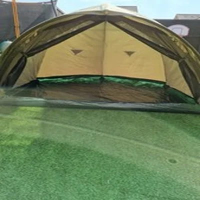 JRC Defender Dome Tent With Black Mountain Equipment Sleeping Bag