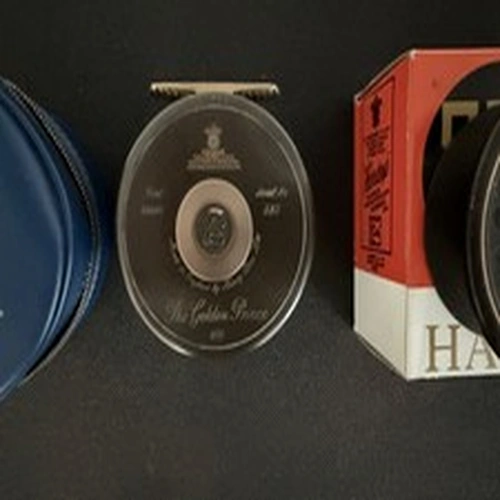 Hardy Golden Prince 9/10 Fly Reel 3 3/4" – First Edition + Spare Spool & Cases