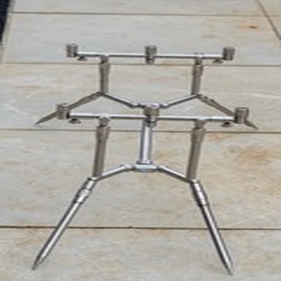 Summit Tackle Stainless Steel Colosseum Pod 3 Rod Adjustable Buzz Bars