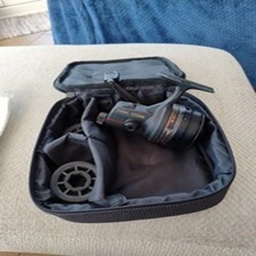 Daiwa 125 M Fishing Reel  2 Spare Spools  and Preston Reel Case.
