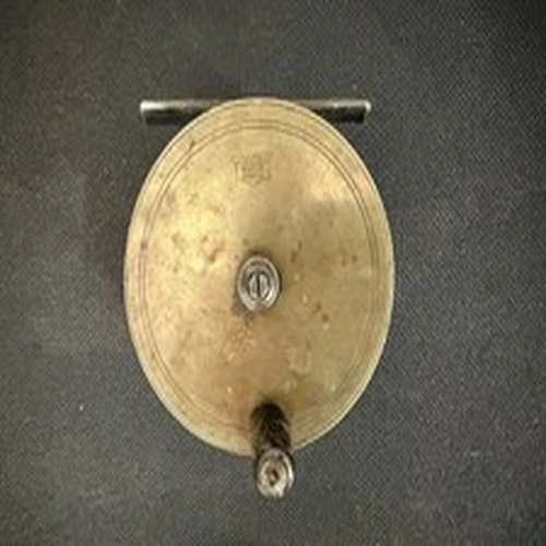 P.D. Malloch Perth Brass Fly Reel 4" – Antique Salmon Trout Reel Scotland