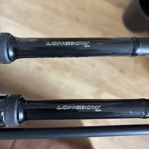 2x Daiwa  Longbow  X45 DF 12ft  carp spod rods 4.5lb