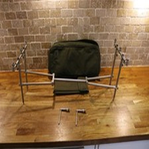 JAG 316 STAINLESS 3 ROD POD ADJUSTABLE BUZZ BARS & BANKSTICKS SNAG CARP SET UP