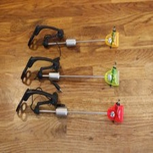 3 ORIGINAL LIGHT UP FOX EURO SWINGERS CARP SET UP FISHING HANGERS BOBBINS