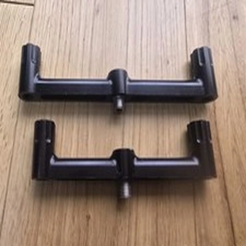 2x Jag fixed Prolite Black 2 rod buzz bars Carp tackle setup