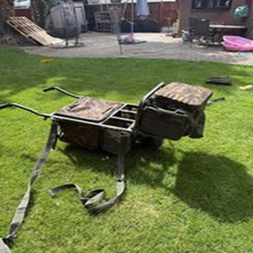 Fox explorer Fishing Barrow with front barrow bag. 
