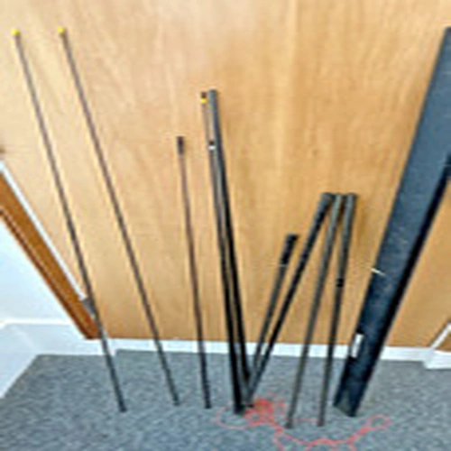 Carbon Fibre Fishing Rod Blank Section Unbranded with Casing | G19 G533