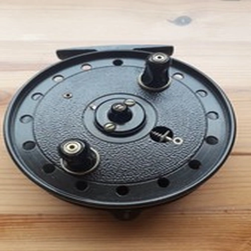 jw young trudex centerpin reel 4 inch vgc box included no linegaurd.