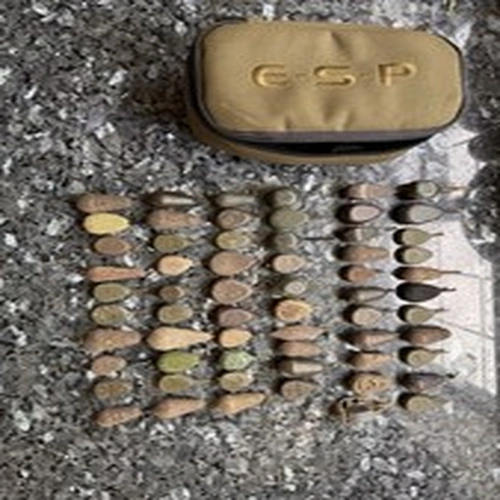 62 Carp Fishing Leads 1oz To 4oz And ESP pouch