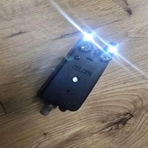 Delkim EV-D bite alarm white led carp fishing tackle setup