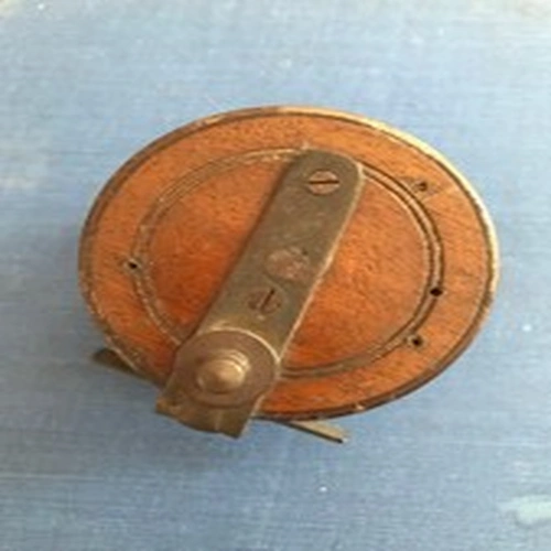 Vintage 3" Wooden Fishing Reel As Found
