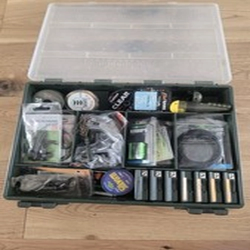 Large Fox tackle Box kryston Korda OMC Nash carp end tackle & baiting tools