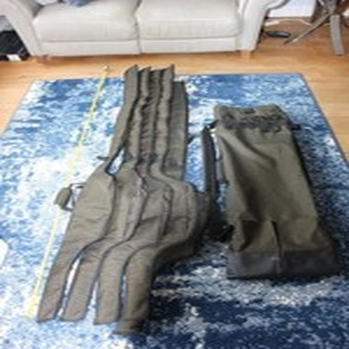 5 rod holdall sleeve quiver 13ft 12ft prologic carp tackle bag case x condition