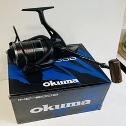 OKUMA INC-6000 (INCEPTION FD)  Carp Barbel Reel DAIWA HYPER SENSOR EXCELLENT 