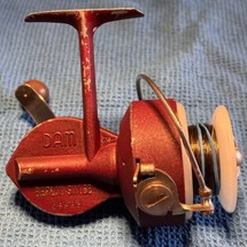 Vintage DAM Quick Junior Fishing Reel c1950s Berlin SW68 West Germany Working