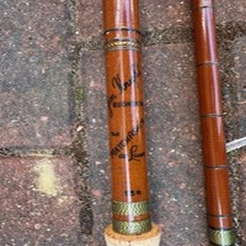 Vintage Jim Knight Of Rushden Fishing Rod And Trudex Reel