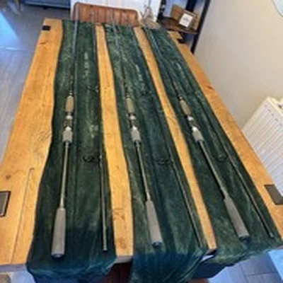 RARE Set of 3x Shimano Symetre 12ft Carp Rods 2.5 TC in Original Bags Lovely Con