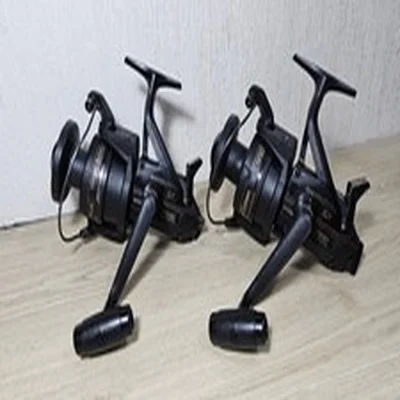VINTAGE SHIMANO 4500 GT BAITRUNNERS, FRONT DRAG, FISHING REELS, 1980s 