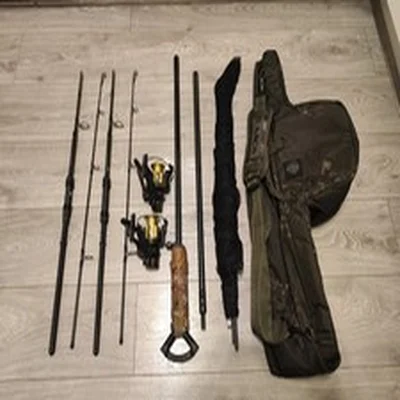 NASH Dwarf X2 6ft 3lb Diawa Whisker 16000 Dwarf Net Scope Holdall carp fishing