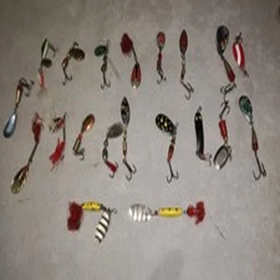 20 Vintage small Spinners Lot lures Ect fishing tackle sale various makers