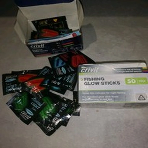 Aprox 100 Crivit glow sticks floats rod tip Ect  course sea fishing new boxed