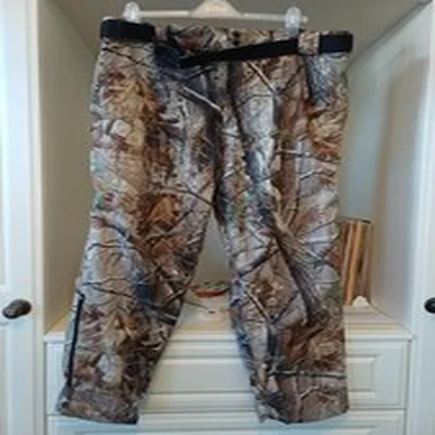 Total Fishing Gear Camo Trousers- Lined- Size L- Carp Fishing