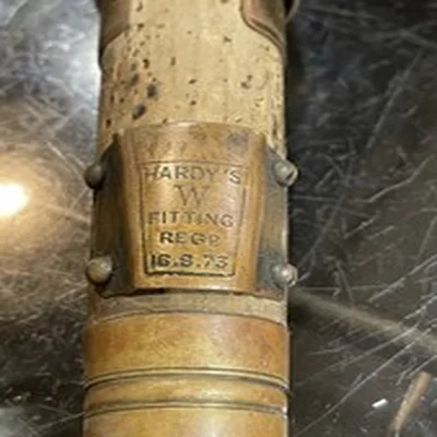 Hardy’s Vintage Fishing Rod With Original Cloth Bag Unrestored made in Alnwick 