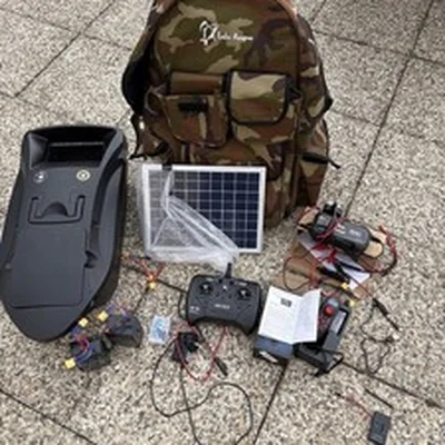 Upgraded Reaper Bait Boat With New Push Button lED Switches And Remote Lights