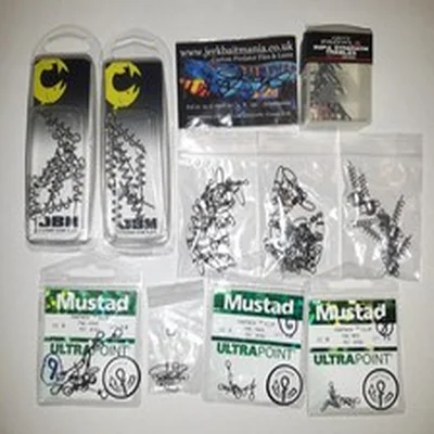 lure fishing tackle clips hooks screw jigs