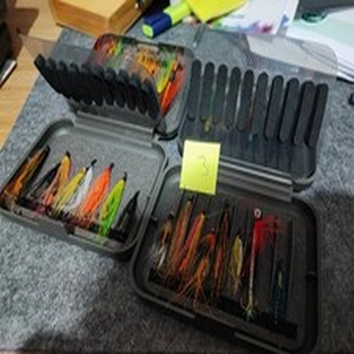 C&F Design Waddington Fly Box Including 25 Waddington Flies