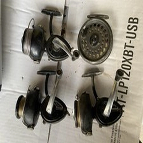 4 X Vintage Fishing Reels Rim Intrepid Fixed Spool