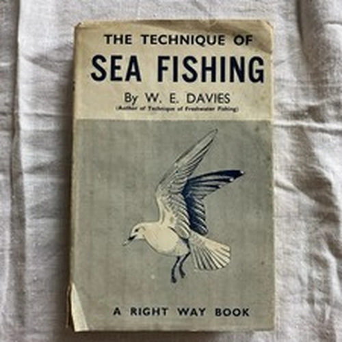 Vintage Sea Fishing Book By W.E.Davies Hardback Second Edition