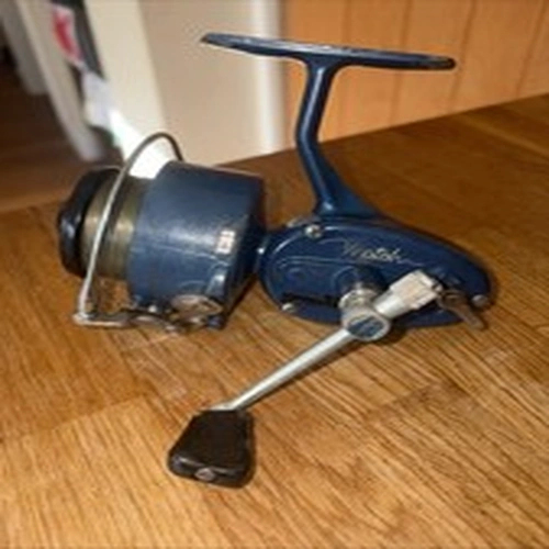 Mitchell Match 440A Vintage Fishing Reel. Blue With Auto Bail Arm.