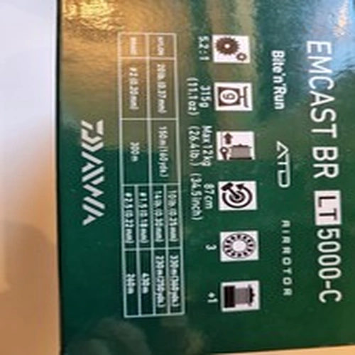 Daiwa 19 Emcast BR LT 5000-C - Carp Fishing Bait Runner Reel.