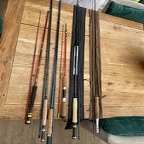 Vintage Fly Fishing Rod Bundle Job Lot X 6
