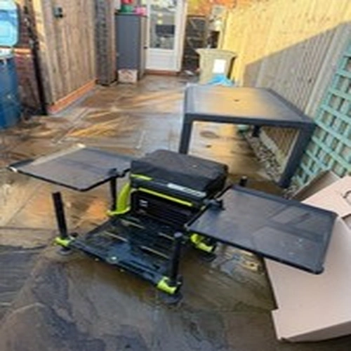 Matrix XR36 Pro With Side Trays, Extra Winder Trays and Extra Legs, Fishing Tack