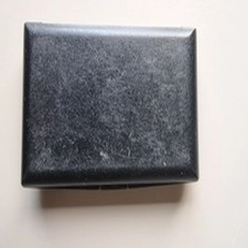 BLACK CLASP CLOSURE FLY BOX WITH APPROX 65 GRAYLING AND TROUT NYMPHS