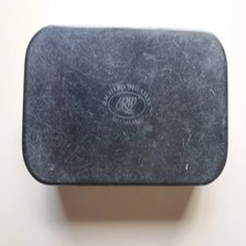 RICHARD WHEATLEY BLACK ALUMINUM FLY BOX IN GOOD USED CONDITION WITH APPROX...